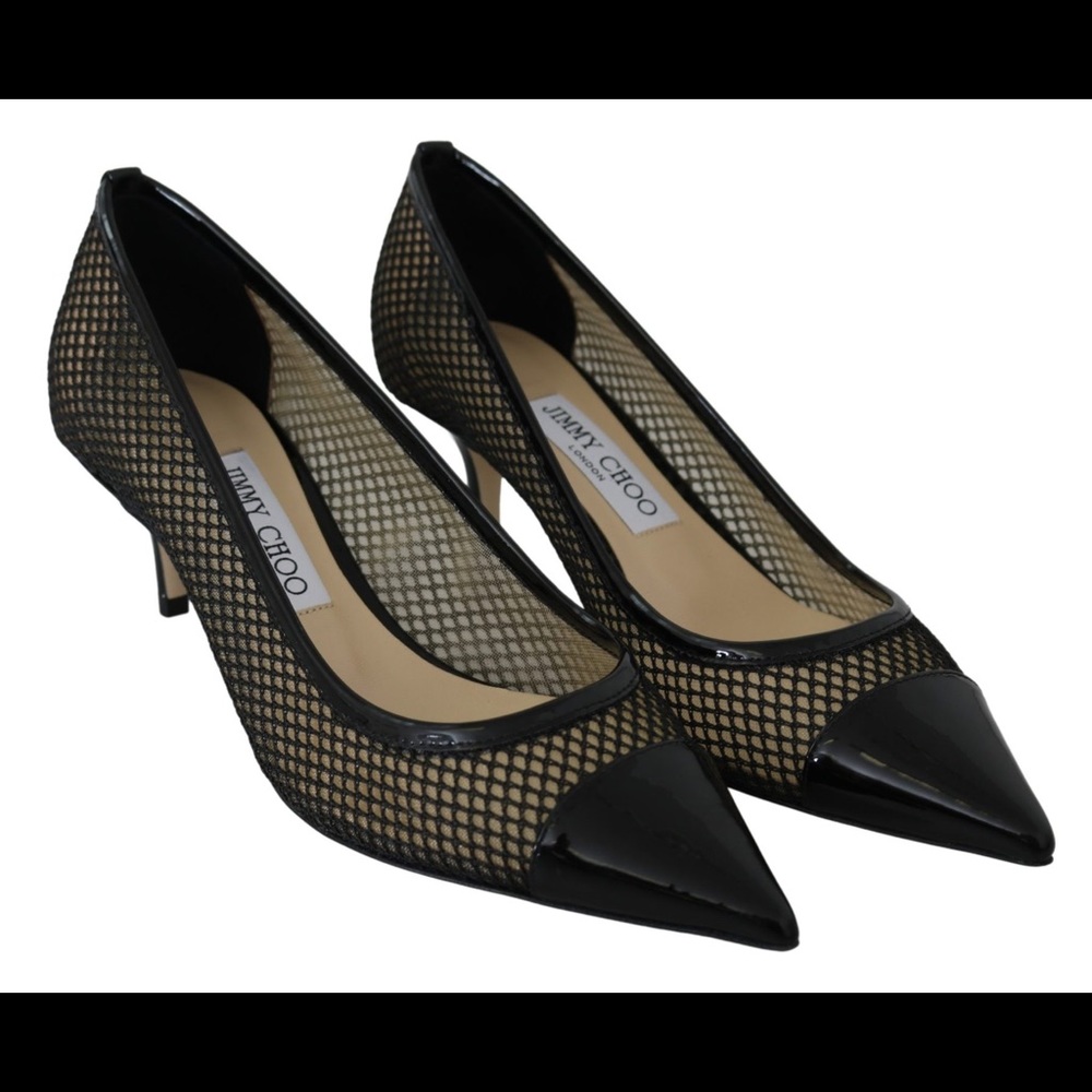 Jimmy Choo Black Amika Pumps